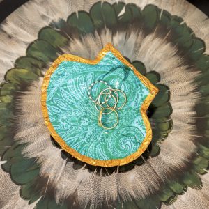 Paisley Green Scallop
