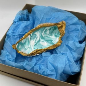 Turquoise marbled single