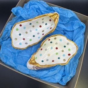 Multi colour polka dots