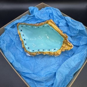 Large turquoise with border