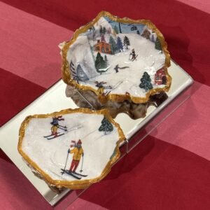Ski scene oyster box