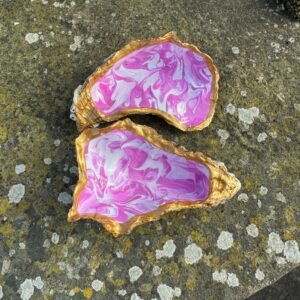 Pair marbled lilac