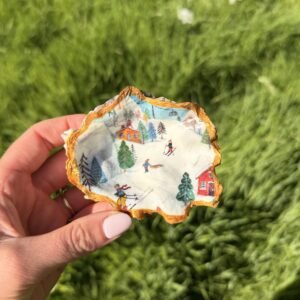 Ski scene oyster